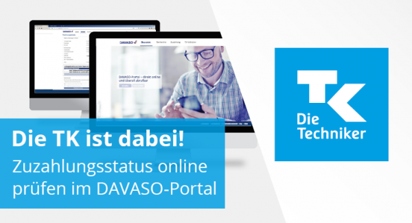 Techniker Krankenkasse im DAVASO-Portal