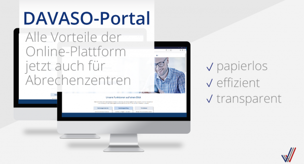 DAVASO-Portal Abrechner jetzt freigeschaltet